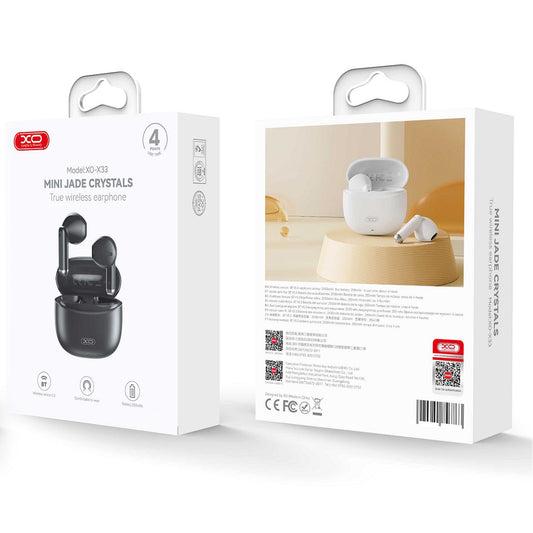 Zestaw głośnomówiący Bluetooth XO Design X33, TWS, czarny