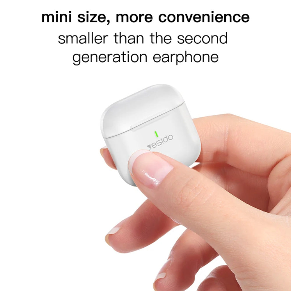 Handsfree Bluetooth Yesido TWS17, TWS, Biały