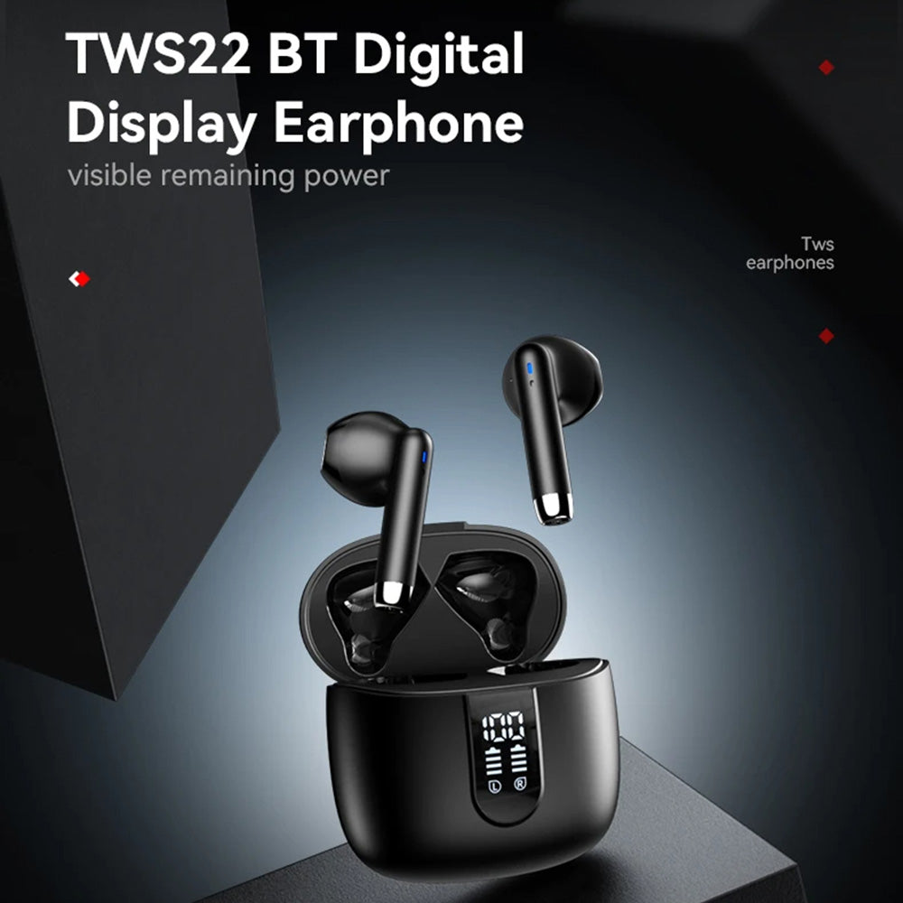 Zestaw głośnomówiący Bluetooth Yesido TWS22, TWS, Czarny