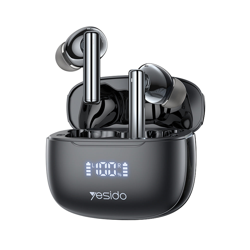 Handsfree Bluetooth Yesido TWS23, TWS, ANC, Czarny