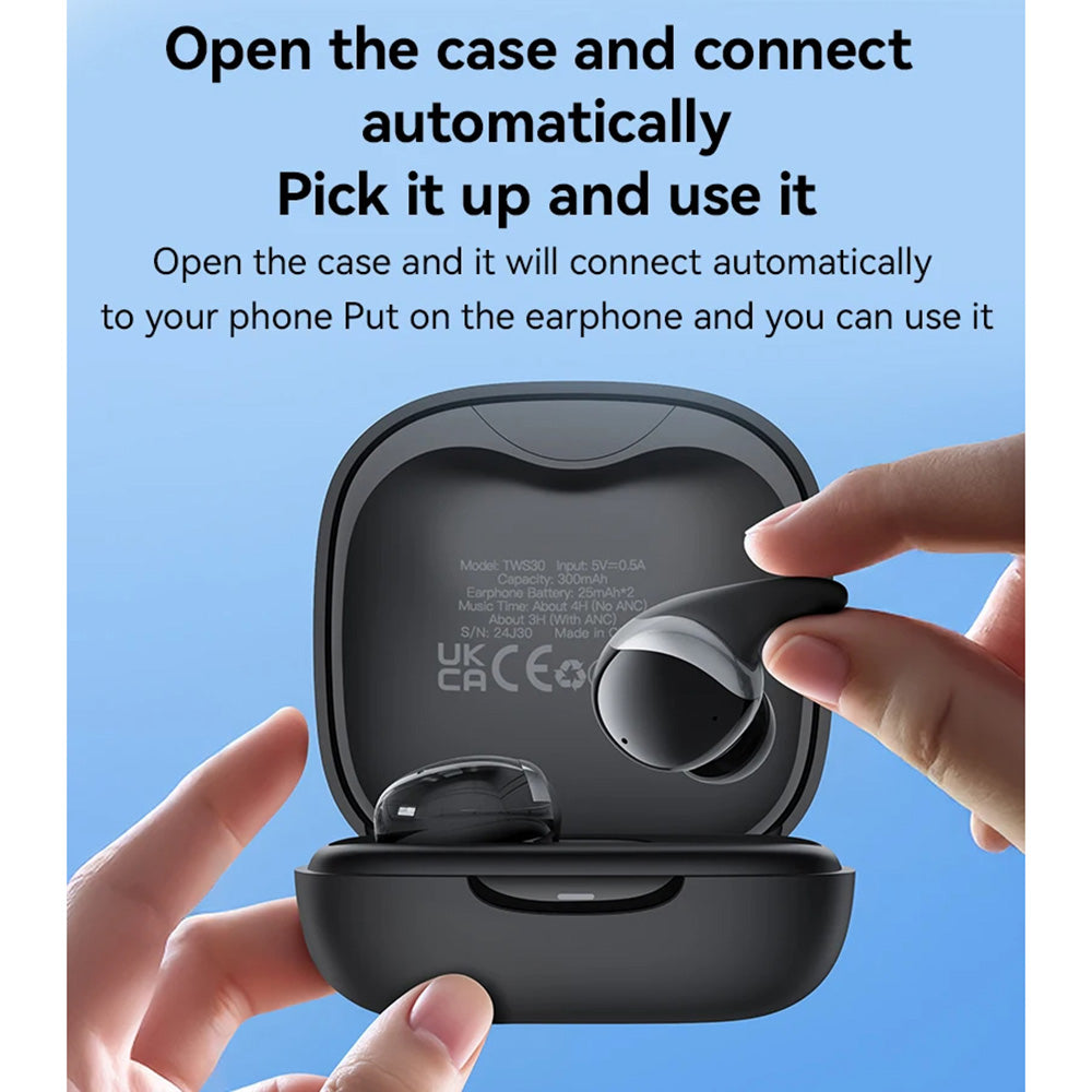 Handsfree Bluetooth Yesido TWS30, TWS, ANC, Czarny