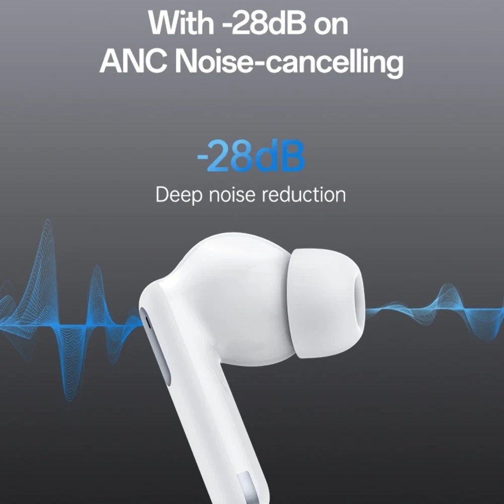 Handsfree Bluetooth Yesido TWS34, TWS, ANC, Biały