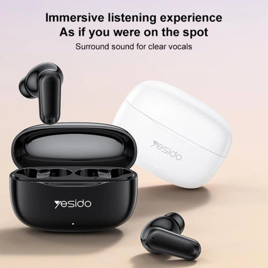 Słuchawki Bluetooth Yesido TWS38, TWS, Białe