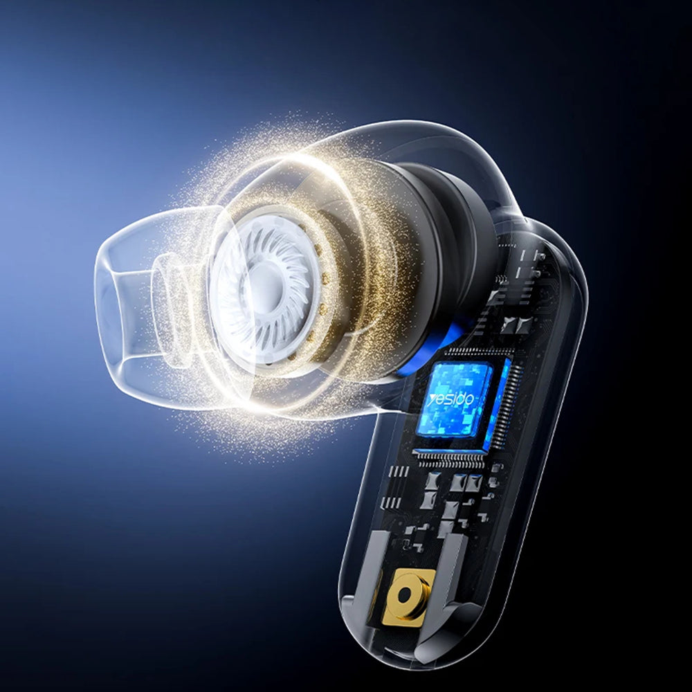 Słuchawki Bluetooth Yesido TWS38, TWS, Białe