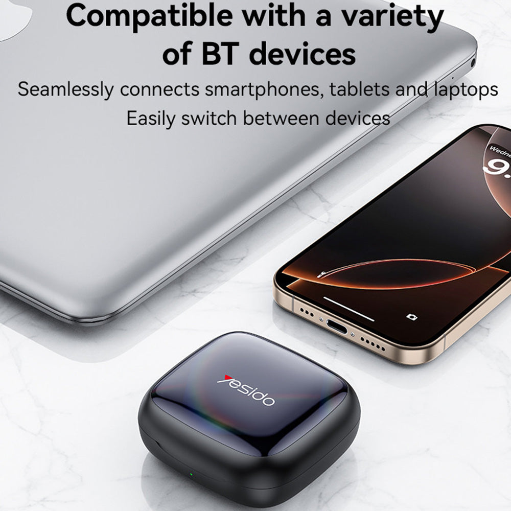 Handsfree Bluetooth Yesido YSP24, TWS, Czarny