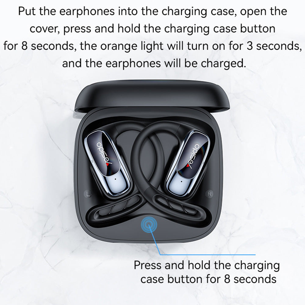 Handsfree Bluetooth Yesido YSP24, TWS, Czarny