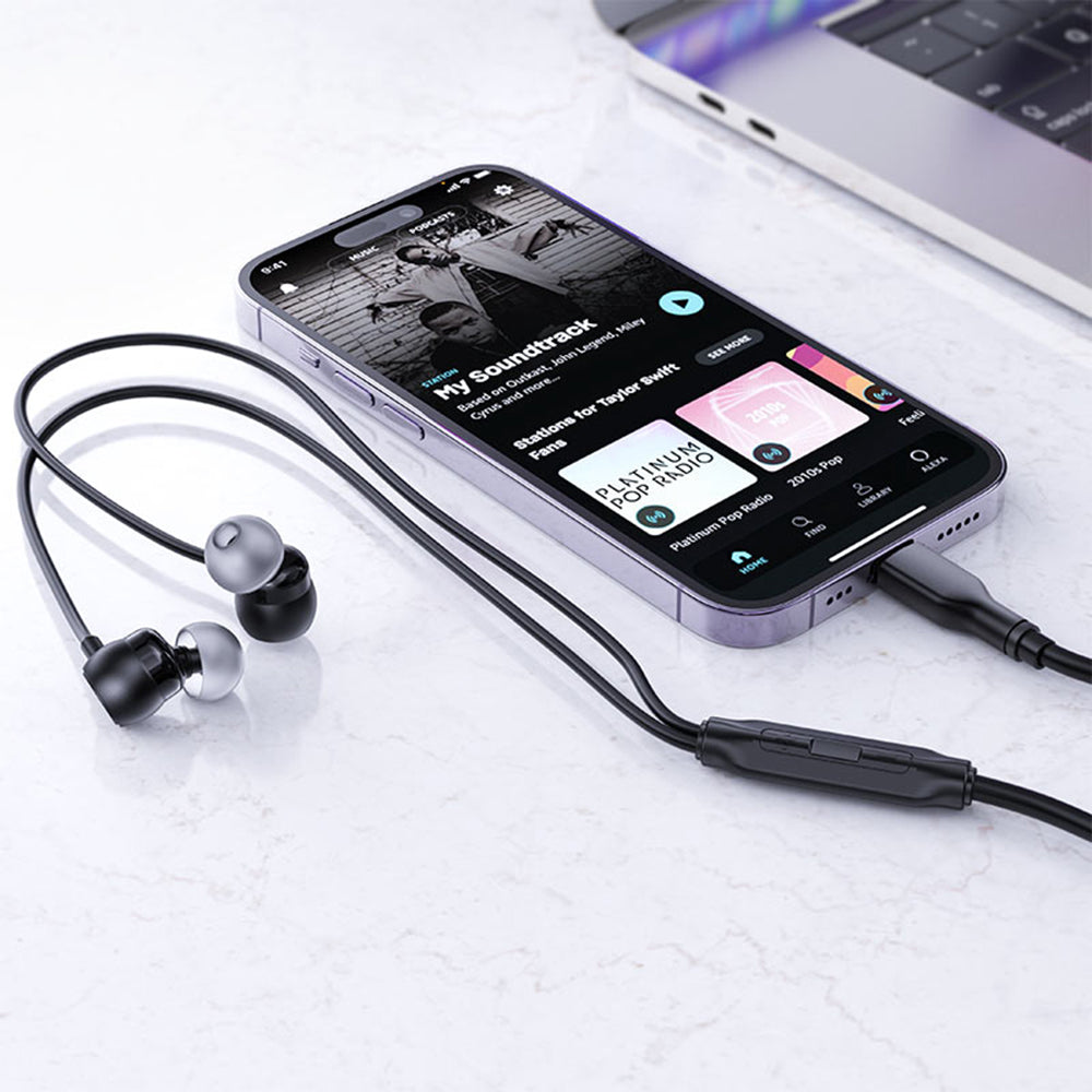 Handsfree USB-C Acefast L8, Black