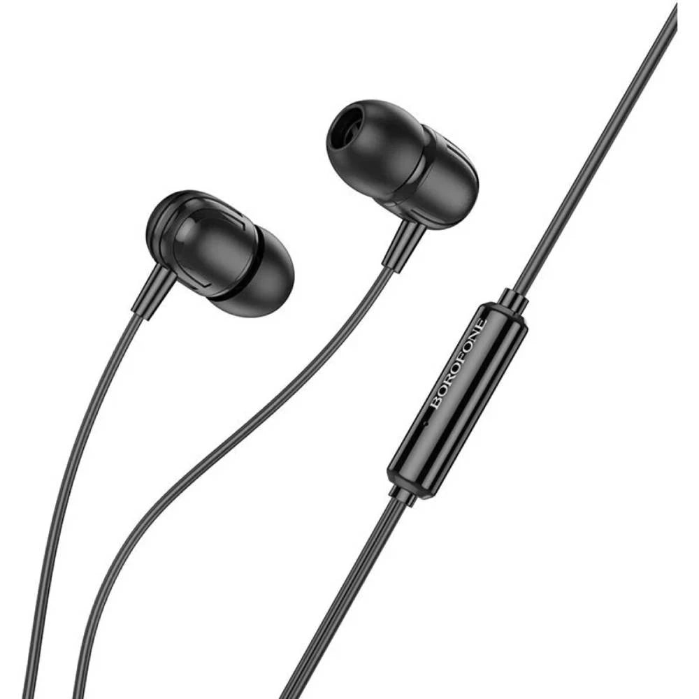Handsfree USB-C Borofone BM77 Delicious, Czarny