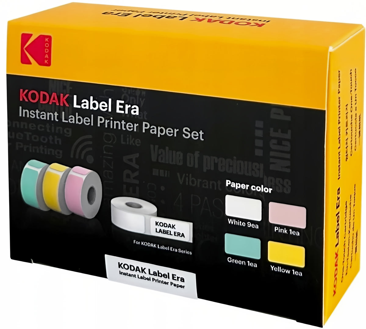Rolki etykiet samoprzylepnych do drukarki Kodak Label Era, zestaw 12 sztuk
