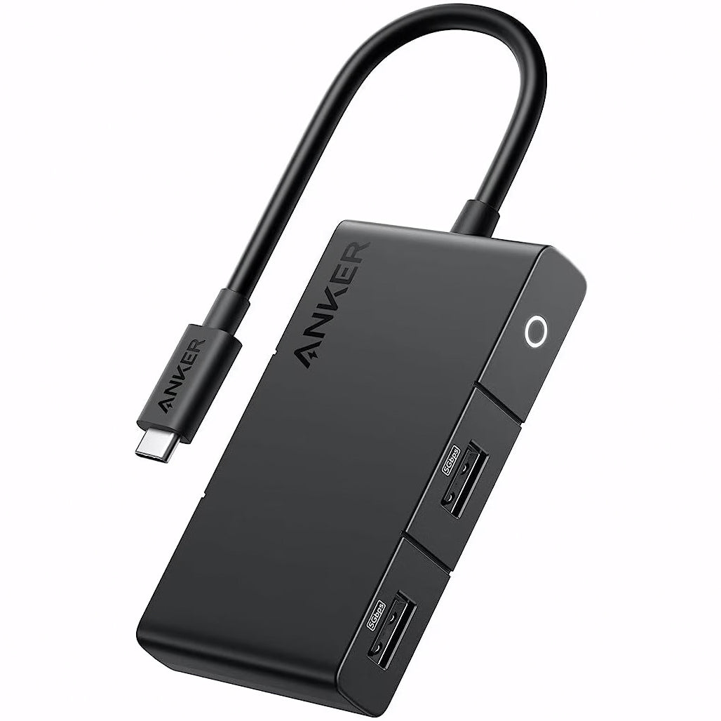 Hub USB-C Anker 332, 2 x USB-A - 2 x USB-C - 1 x HDMI, Czarny A8356G11