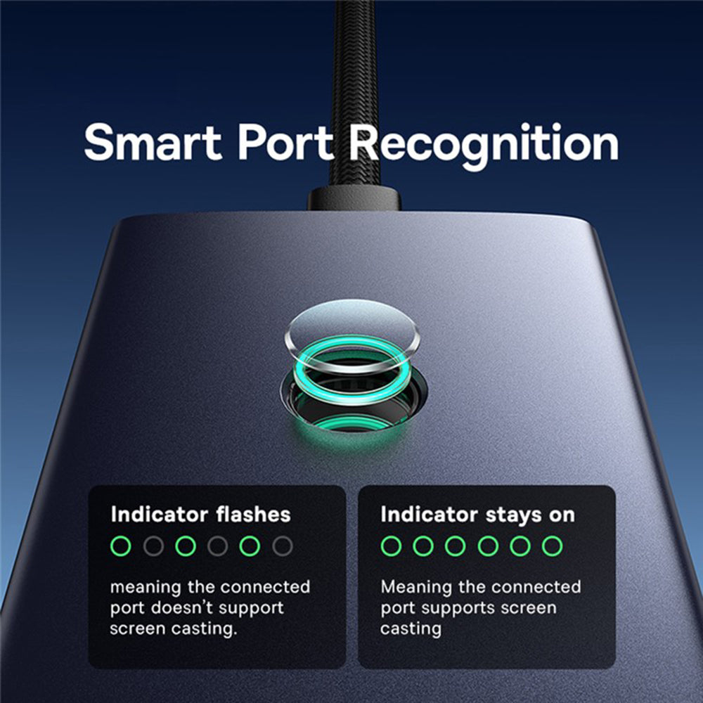 Hub USB-C Baseus UltraJoy, 4 x USB-A 3.0 - 1 x USB-C - 1 x HDMI - 1 x VGA, Szary B00052803811-01