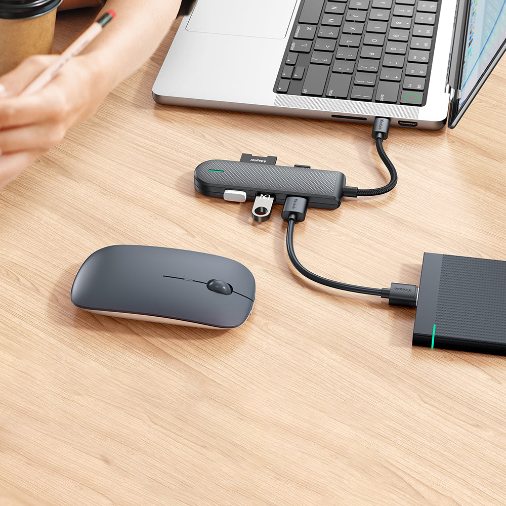 Hub USB-C McDodo HU-1430 Star, 5w1, Czarny