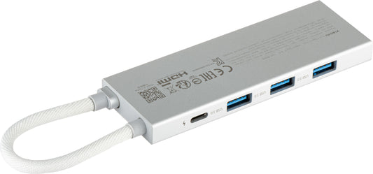 Hub USB-C Xiaomi, 3 x USB-A 3.0 - 1 x USB-C - 1 x HDMI, Biały BHR8804GL