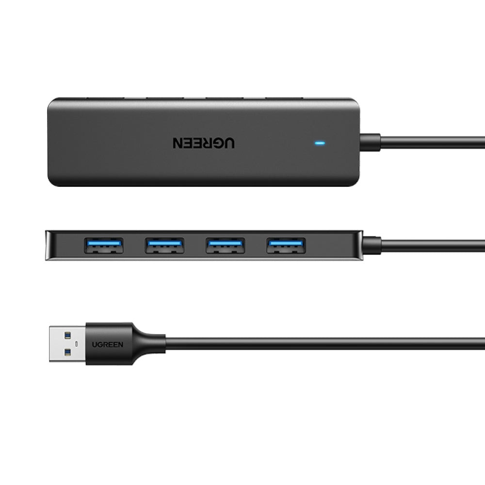UGREEN CM219 USB Hub (25851), 4 x USB-A 3.0, Black