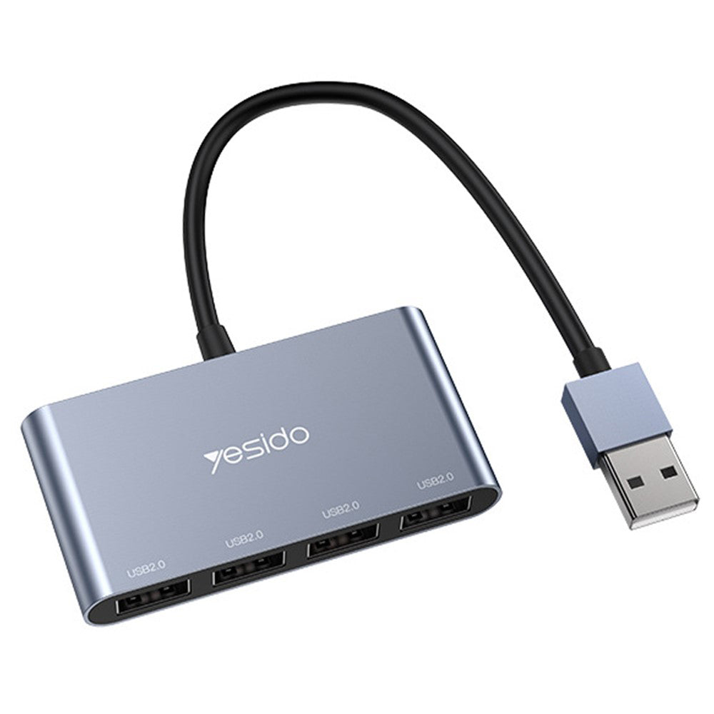 Hub USB Yesido HB12, 4w1, Szary