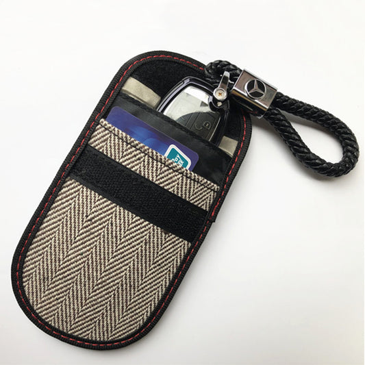 Portfel z ochroną RFID Techsuit AF1, beżowy