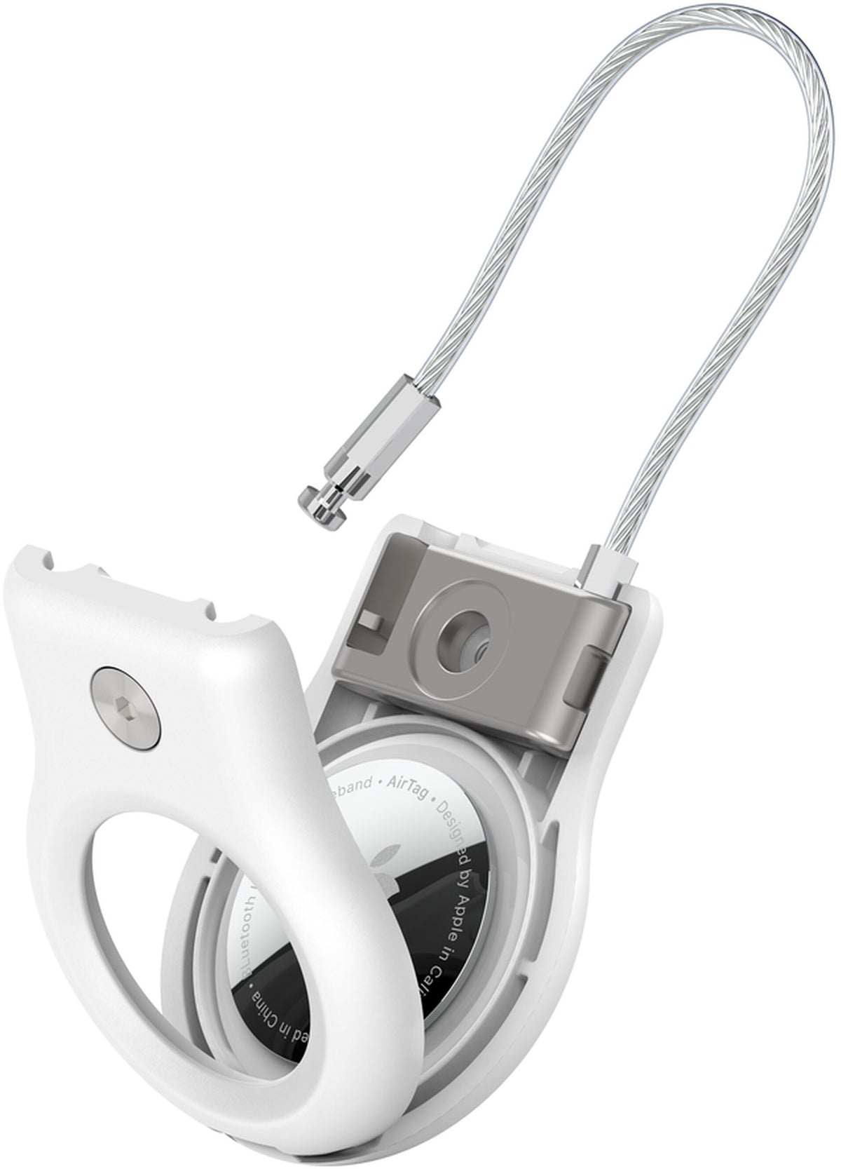 Etui Belkin Wire Cable do Apple AirTag, Białe MSC009btWH
