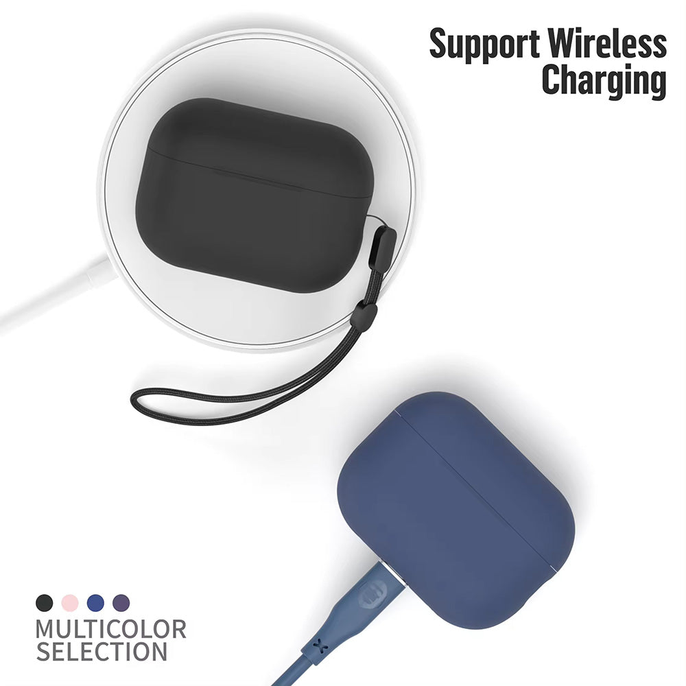 Etui Blueo Liquid na Apple AirPods Pro 2, Fioletowe