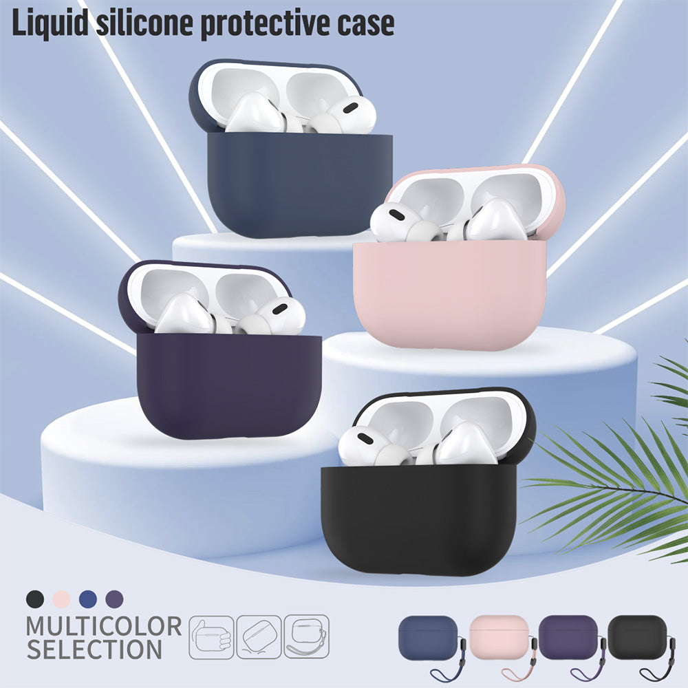 Etui Blueo Liquid na Apple AirPods Pro 2, Fioletowe