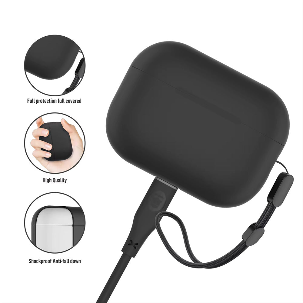 Etui Blueo Liquid do Apple AirPods Pro 2, różowe