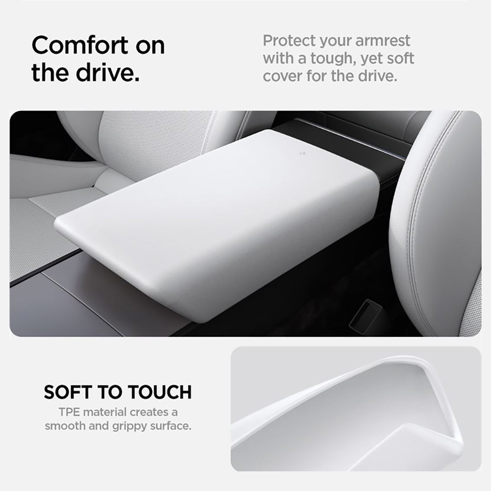 Spigen TO240H Car Armrest Cover for Tesla Y Juniper / 3 Highland ACP07646