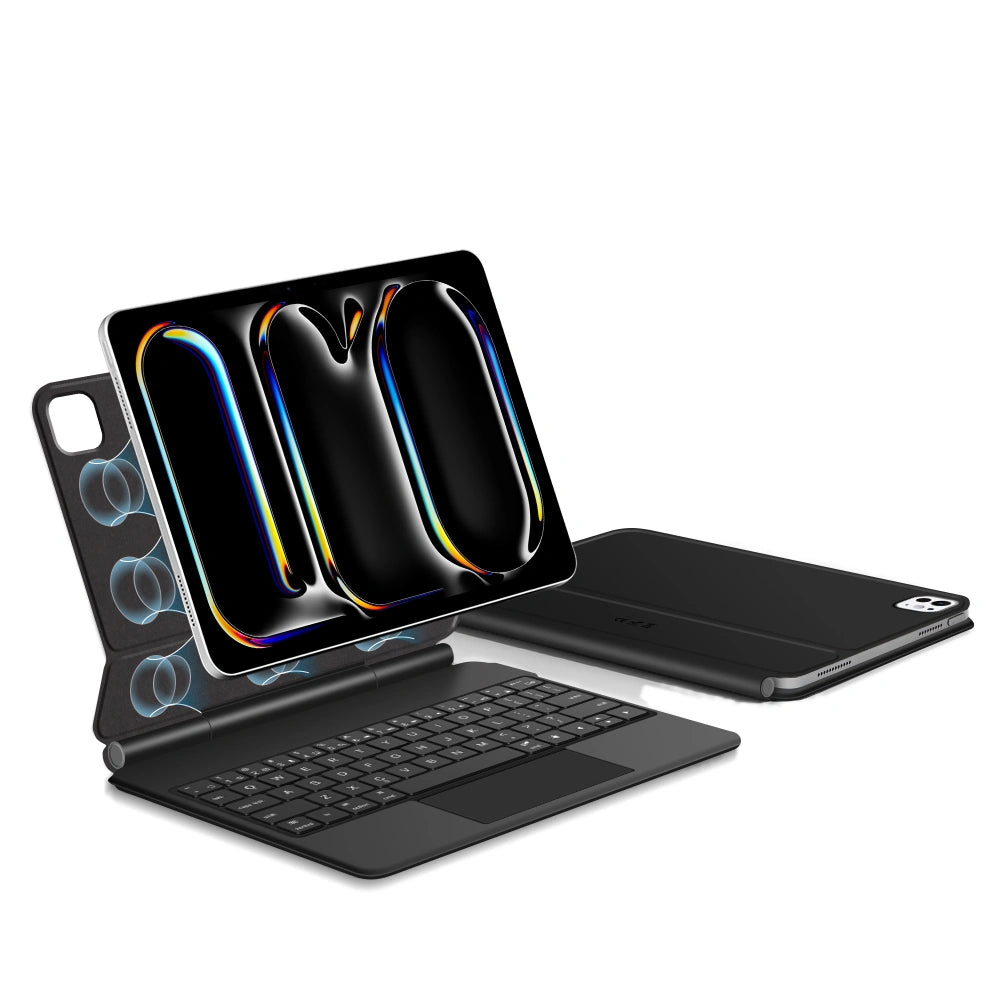 Etui z klawiaturą dla Apple iPad Pro 11 (2025) / (2024), Tech-Protect, SmartCase Magnetic, Czarne