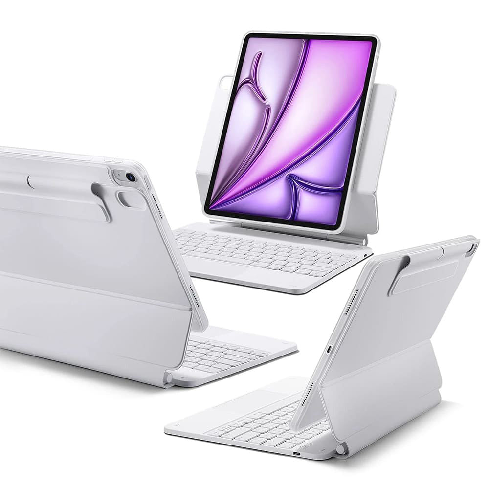 Etui z klawiaturą dla Apple iPad (2025) / (2022), ESR, Rebound, Białe