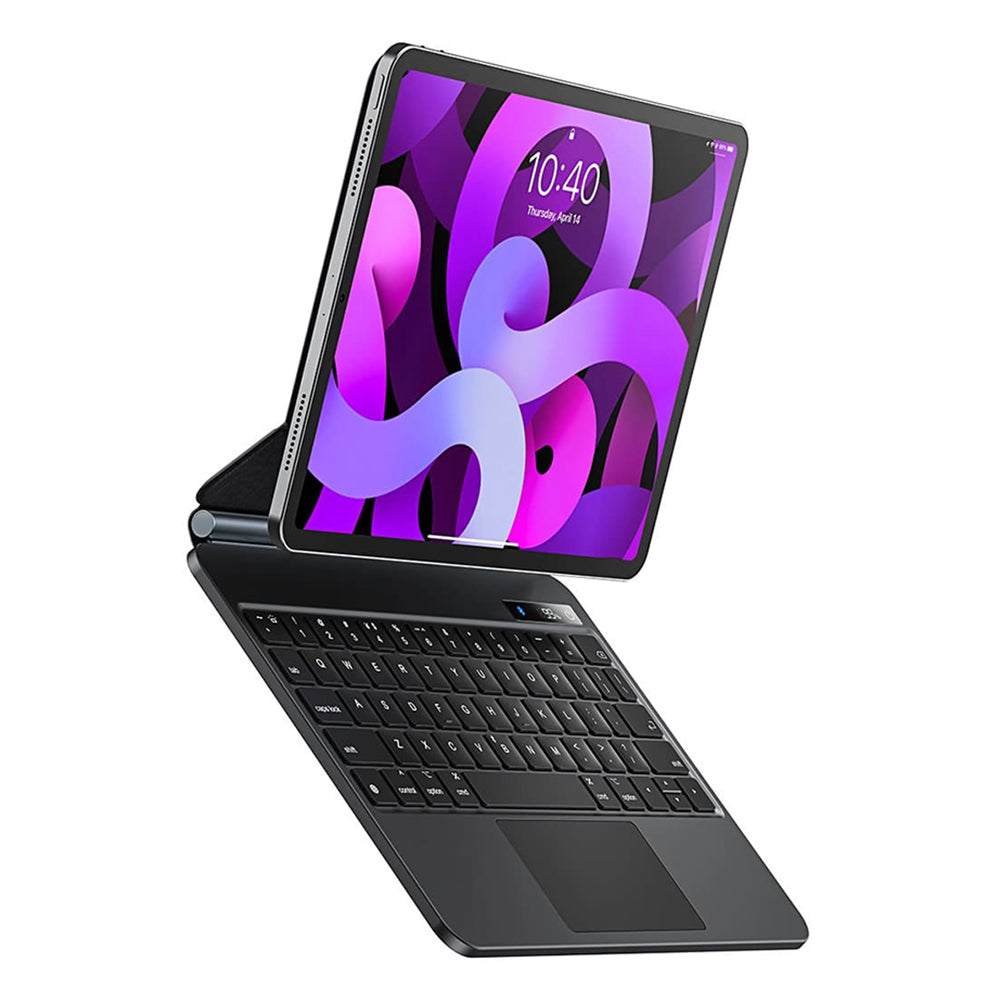 Etui z klawiaturą do Apple iPad Air (2022) / Air (2020) / Pro 11 (2018), Baseus, Brilliance z wyświetlaczem cyfrowym, szary ARJK010016