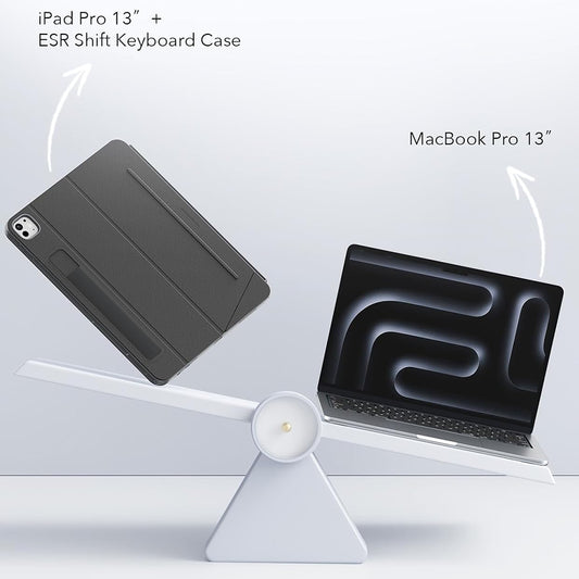 Etui z klawiaturą dla Apple iPad Pro 11 (2024), ESR, Shift, Szare