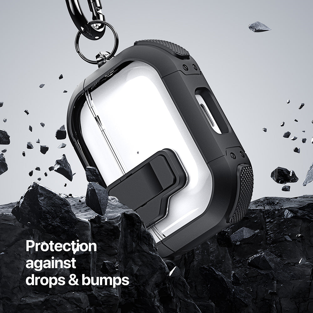 Etui DUX DUCIS PECN dla Apple AirPods 4, Różowo-Białe