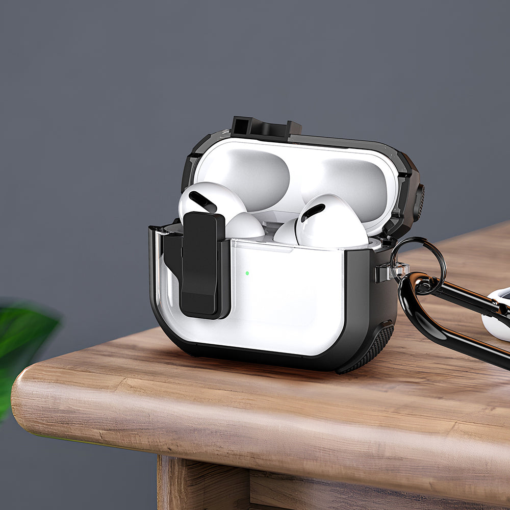 Etui DUX DUCIS PECN dla Apple AirPods 4, Różowo-Białe