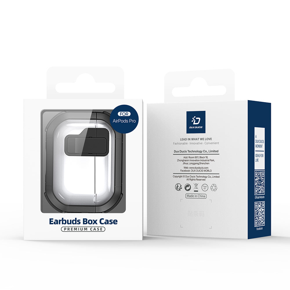 Etui DUX DUCIS PECN dla Apple AirPods 4, Różowo-Białe