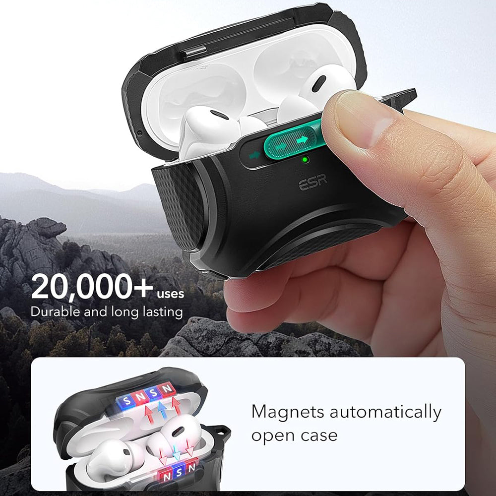 Etui ESR Cyber dla Apple AirPods Pro Series, Czarne