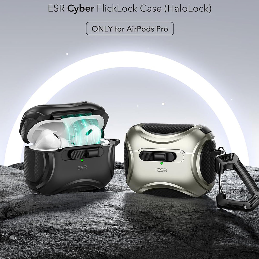 Etui ESR Cyber dla Apple AirPods Pro Series, Czarne