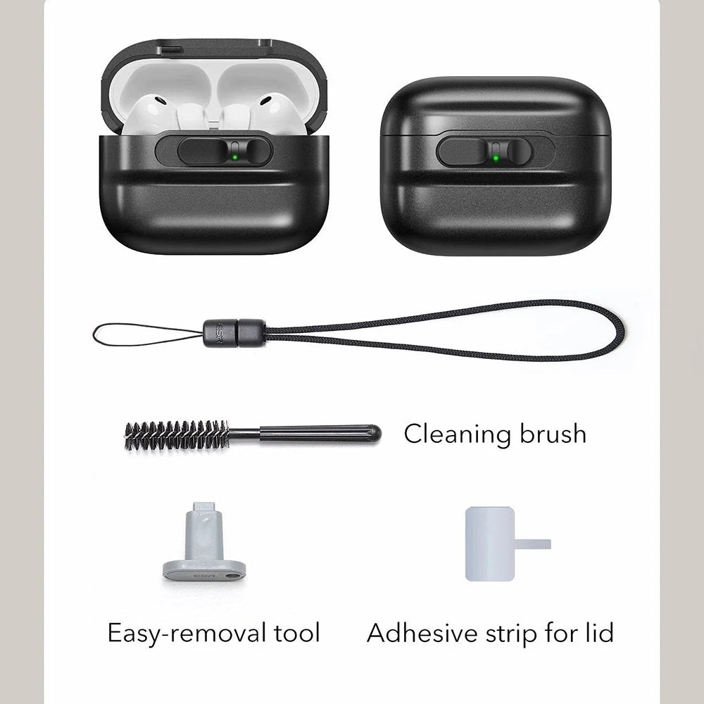 Etui ESR Pulse Magnetic FlickLock dla Apple AirPods Pro 3, Czarne