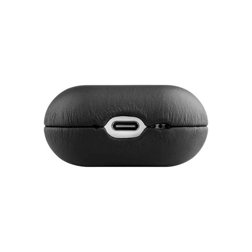 Etui Fixed PodsLeather dla Apple AirPods 4, Czarne