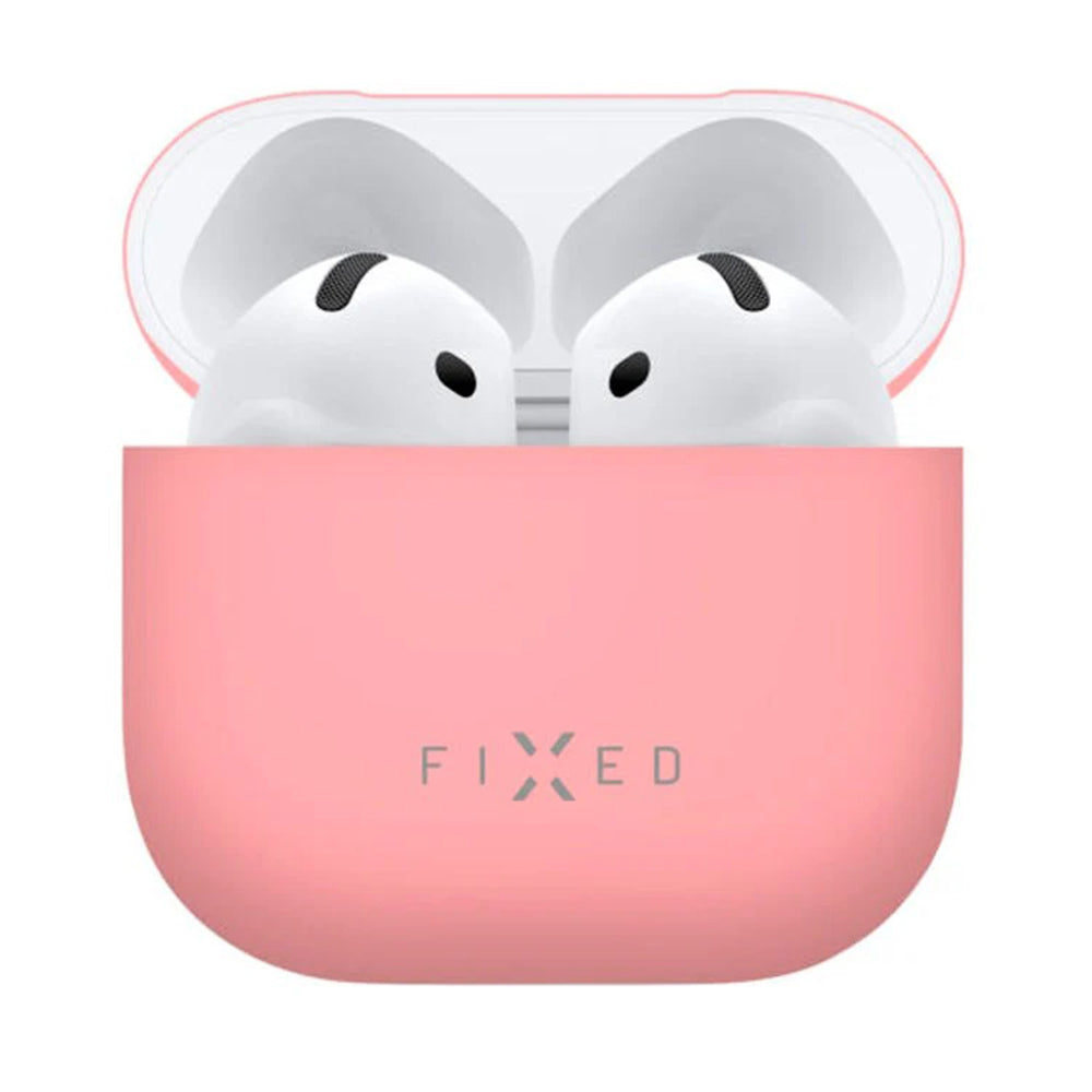 Etui Fixed Silky dla Apple AirPods 4, Różowe