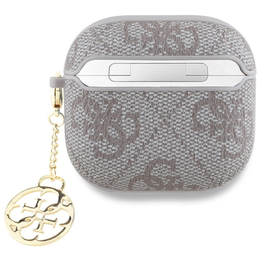 Etui Guess 4G Charm dla Apple AirPods 4, Różowe
