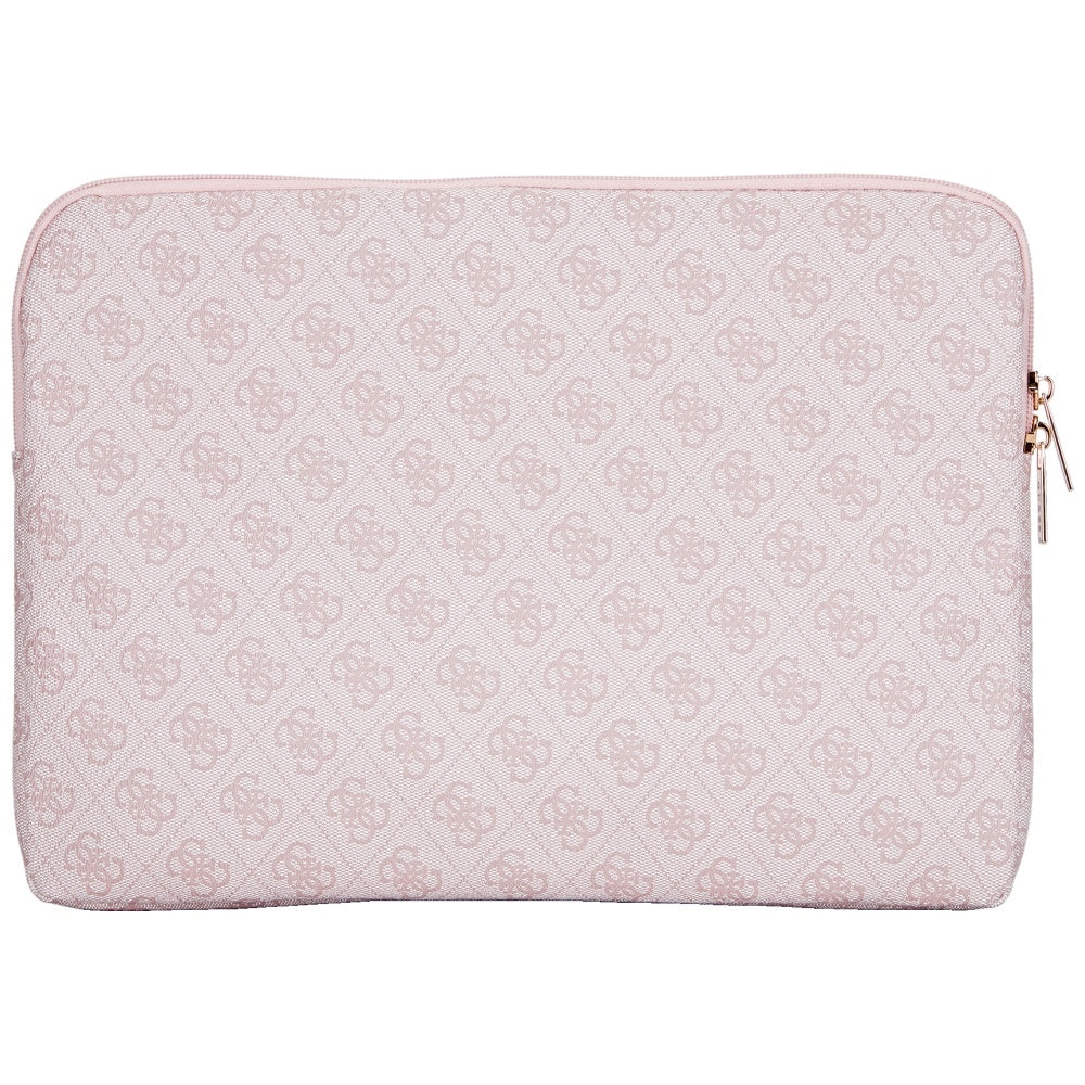 Etui Guess 4G Triangle Logo na laptopa 14 cali, Różowy
