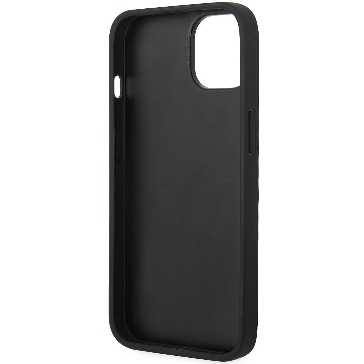 Etui na Apple iPhone 14 Plus, Karl Lagerfeld, Saffiano Monogram Metal Logo, czarne