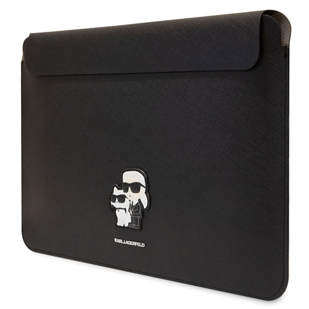 Etui Karl Lagerfeld Saffiano na laptopa 14 cali, Czarne