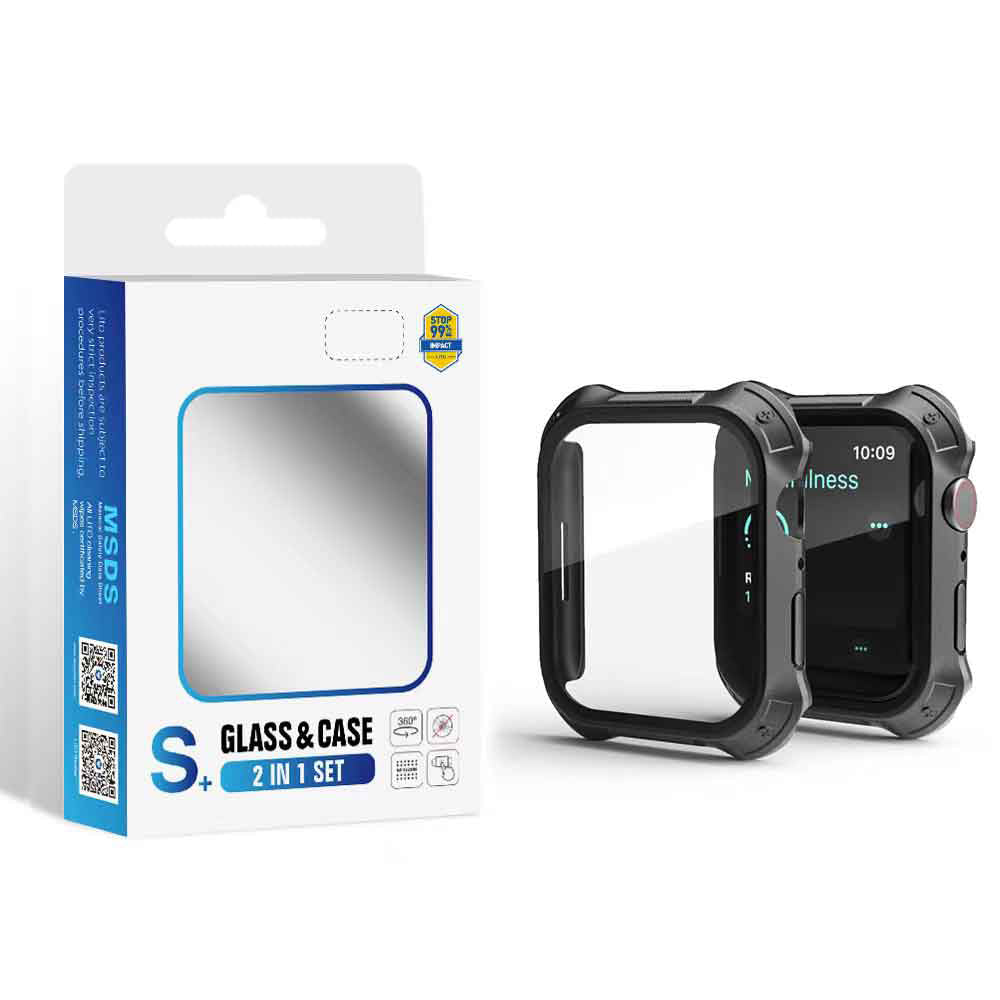 Etui Lito Armor 360 do Apple Watch 42mm Series, Niebieskie