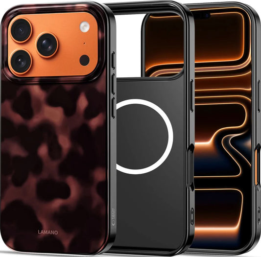 Etui MagSafe dla Apple iPhone 17 Pro, Tech-Protect, Lamano Panther, Czarne