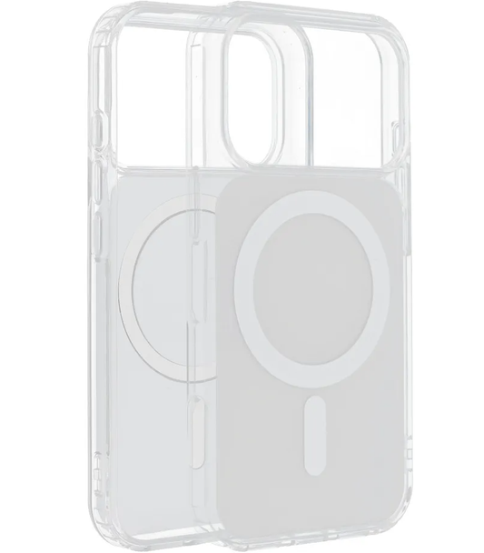 Etui MagSafe do Apple iPhone 17e / 16e, OEM, Clear Fusion Mag Cover, Białe