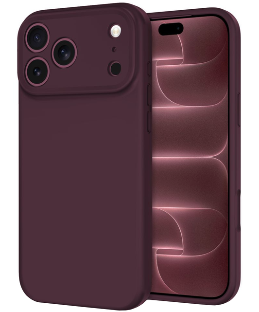 Etui MagSafe do Apple iPhone 18 Pro / 17 Pro, Tech-Protect, silikonowe, bordowe
