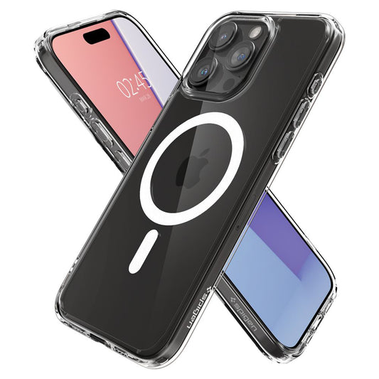 Etui MagSafe dla Apple iPhone 15 Pro, Spigen, Ultra Hybrid, Białe ACS06715