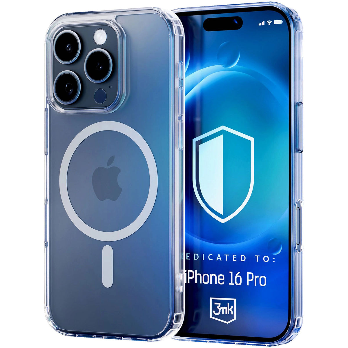 Etui MagSafe do Apple iPhone 16 Pro, 3MK, MagCase, MagCase, przezroczyste