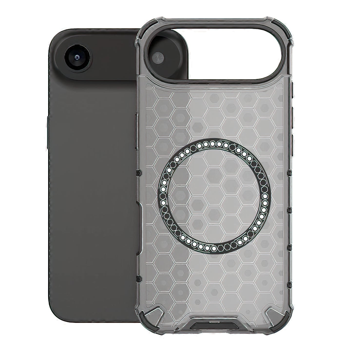 Etui MagSafe dla Apple iPhone 17 Air, Techsuit, HoneyComb Shield, Czarne