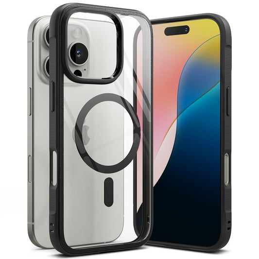 Etui MagSafe do Apple iPhone 16 Pro Max, Ringke, Fusion Bold, czarny
