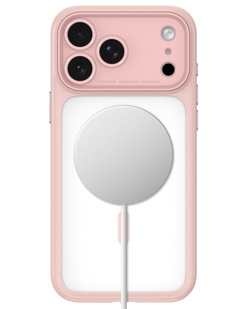 Etui MagSafe do Apple iPhone 18 Pro / 17 Pro, Tech-Protect, MagPeak CC, matowy różowy